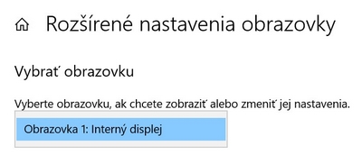 rozsirene nastavenia obrazovky